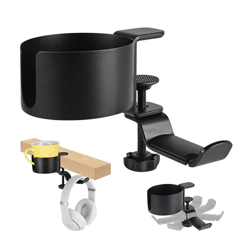 2 In 1 Universal Desk Cup Holder