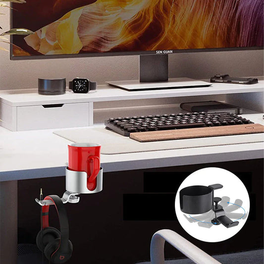 2 In 1 Universal Desk Cup Holder