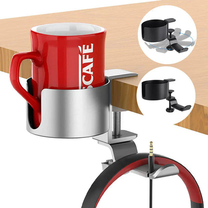 2 In 1 Universal Desk Cup Holder