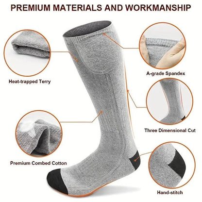 Heated Socks with Adjustable Temperature